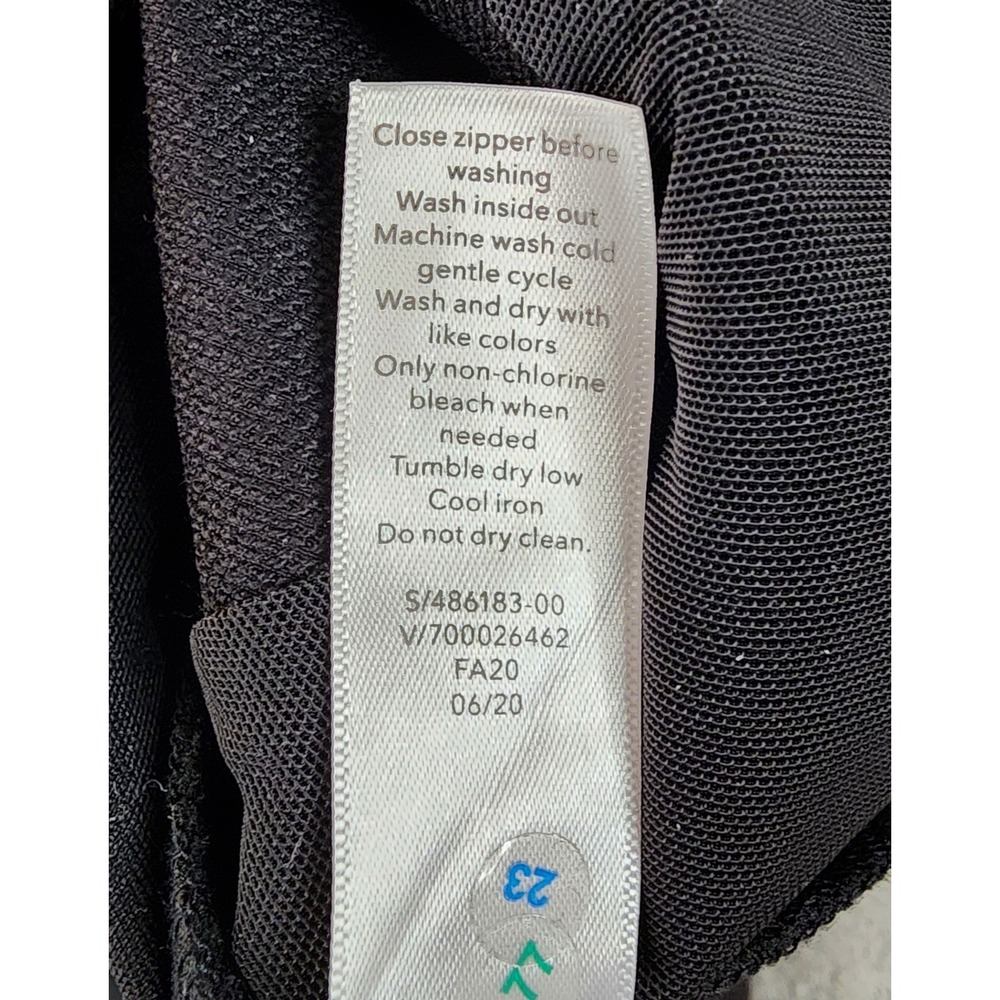Athleta Highands Hybrid Trek Jogger Pants Womens Size 8 Black Zip Pockets - Picture 9 of 13
